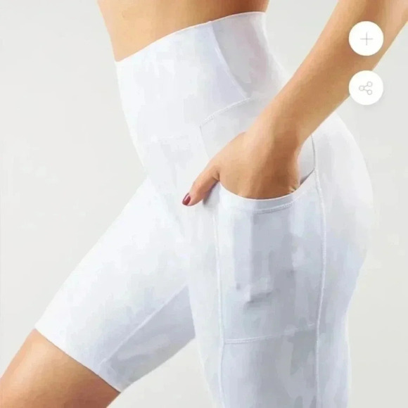 Buffbunny White Camo Biker Shorts - Picture 9 of 9